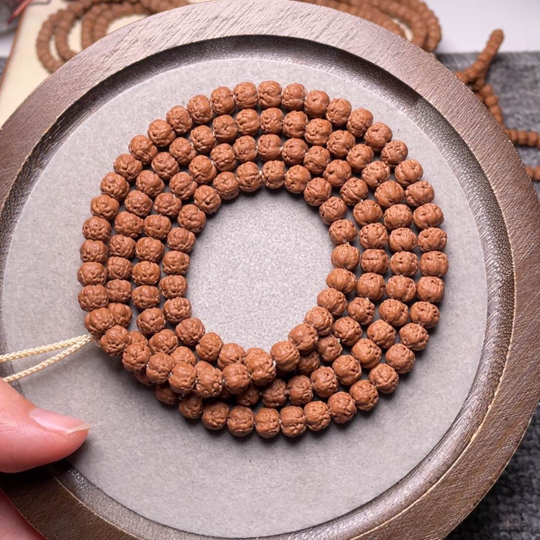 手串金刚菩提小*梅朵头货佛手108尺寸7