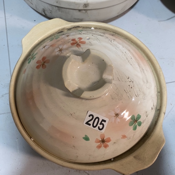 瓷片磁州窑可干烧大砂锅口径23.5厘米高度9厘米