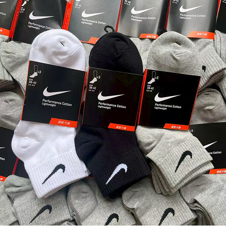 正品NlKE袜子运动篮球袜四季款运动袜透气毛巾底跑步长筒袜子d