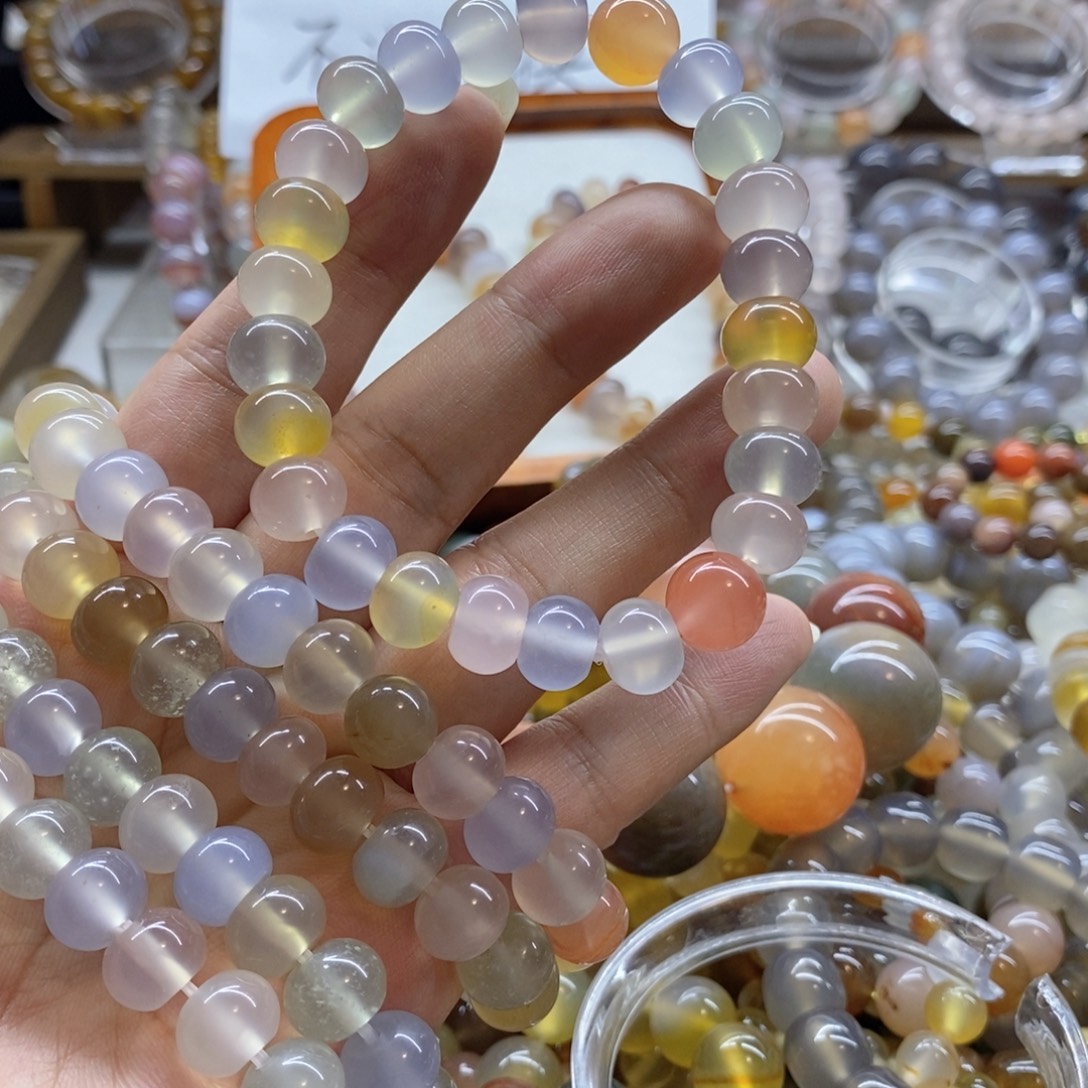 玛瑙/玉髓未镶嵌手链