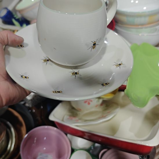 欧式，陶瓷餐具杯碗盘微瑕介意慎拍