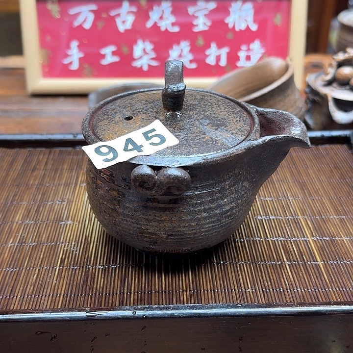 纯手工制作粗陶茶具
