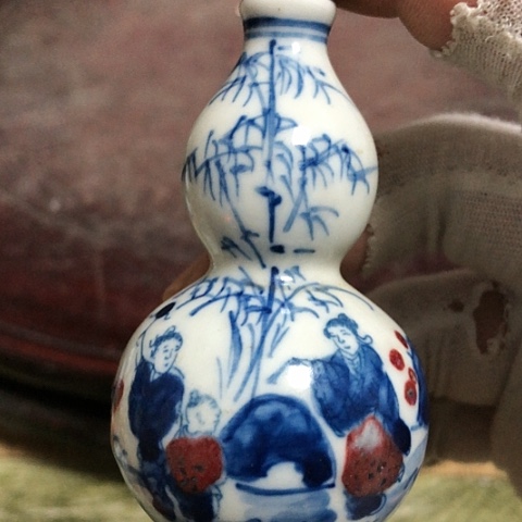 【闪购商品】瓶陶瓷瓷器陶瓷青花瓷手工手绘作品