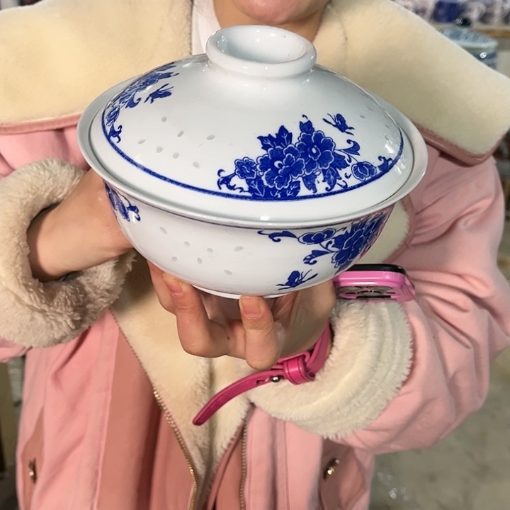 瓷片/////景德镇陶瓷汤碗。