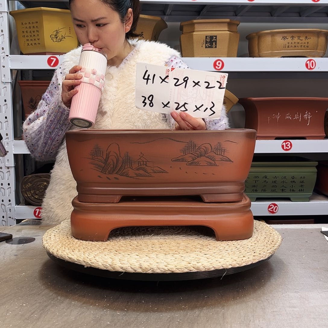 紫砂花盆紫砂花盆