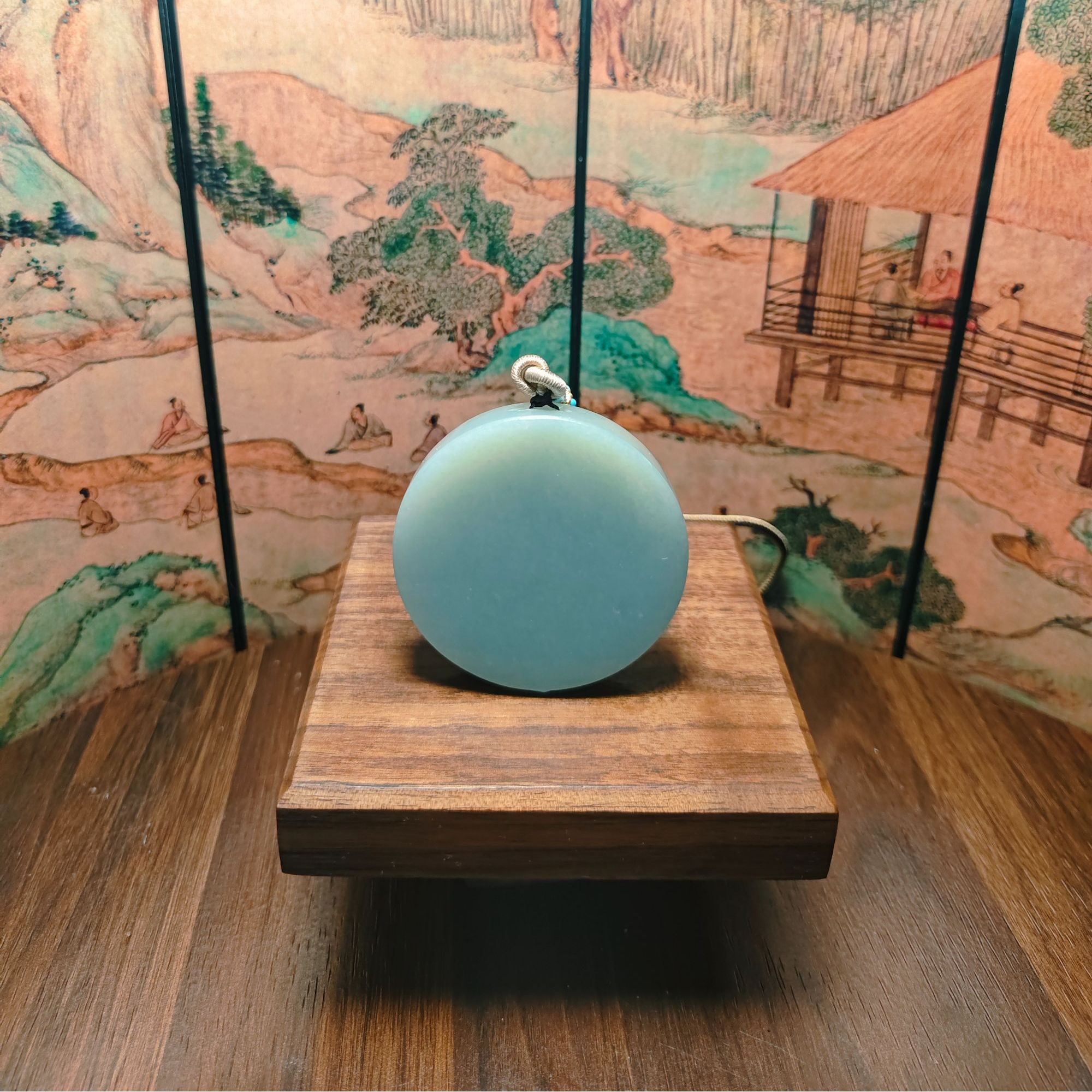 W和田玉无事牌吊坠1709