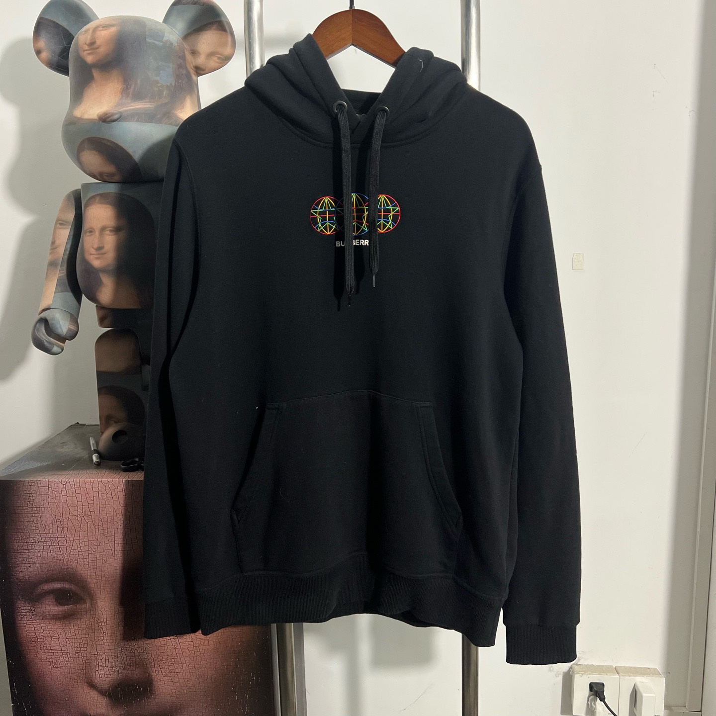 99新 BURBERRY/博柏利 刺绣logo帽衫 AA2914尺码：S 衣长69 胸围58