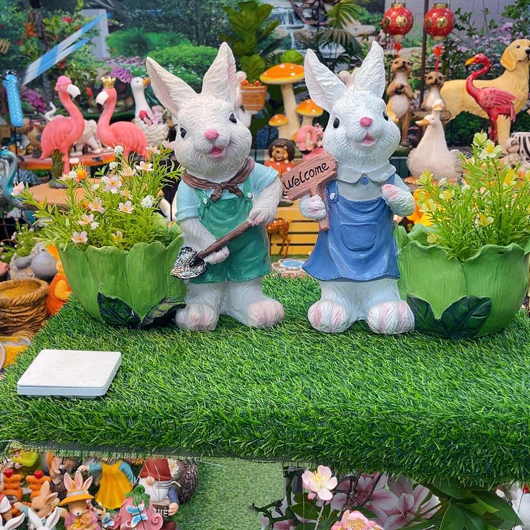 红陶花园庭院摆件