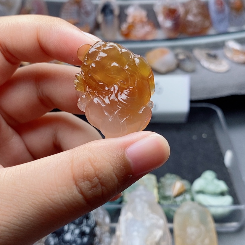 【闪购商品】未镶嵌吊坠定制玛瑙