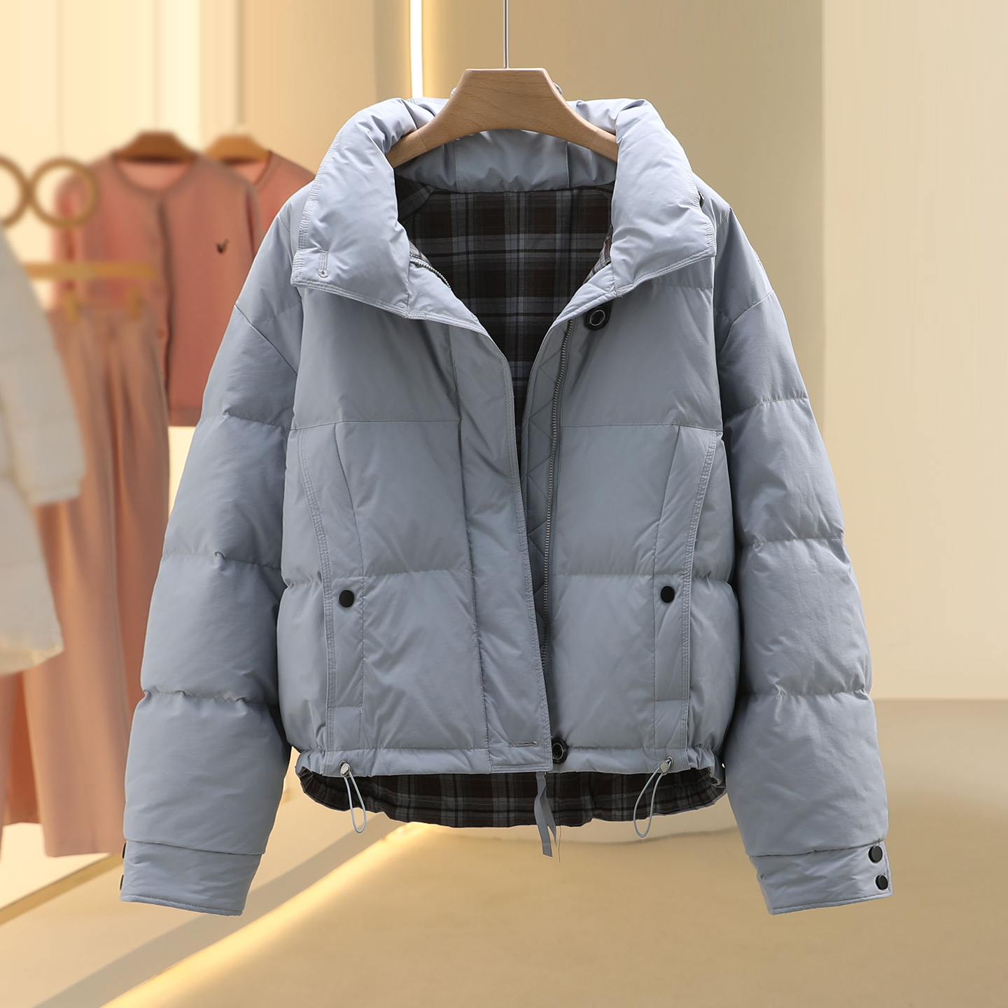 【芙】白鸭绒简约时尚保暖2025冬季新款今年流行女装