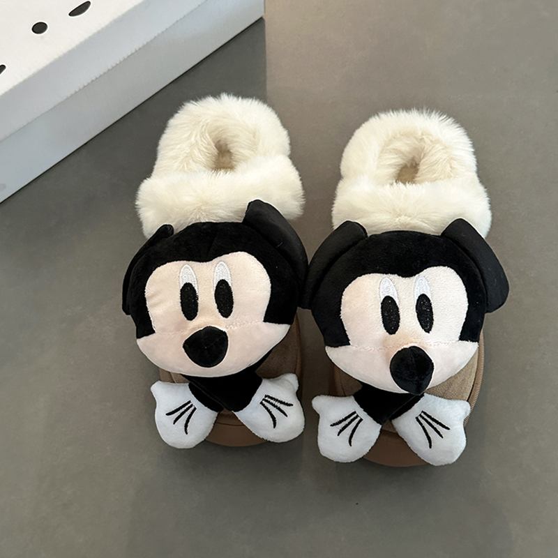 卡通可爱大老鼠包头拖外穿女2025秋季新款时尚百搭居家学生厚底潮