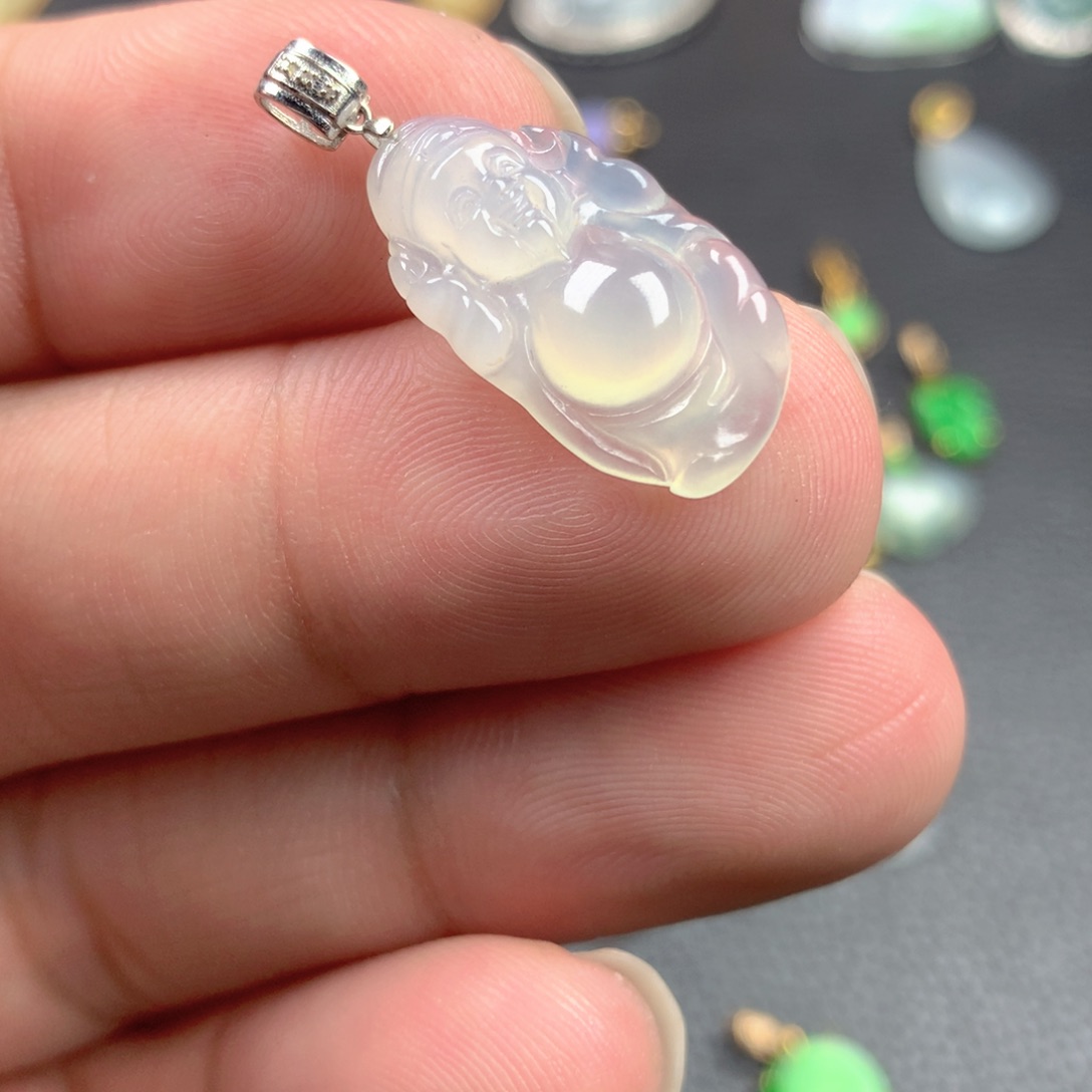 【闪购商品】颈饰18K金镶嵌翡翠翡翠