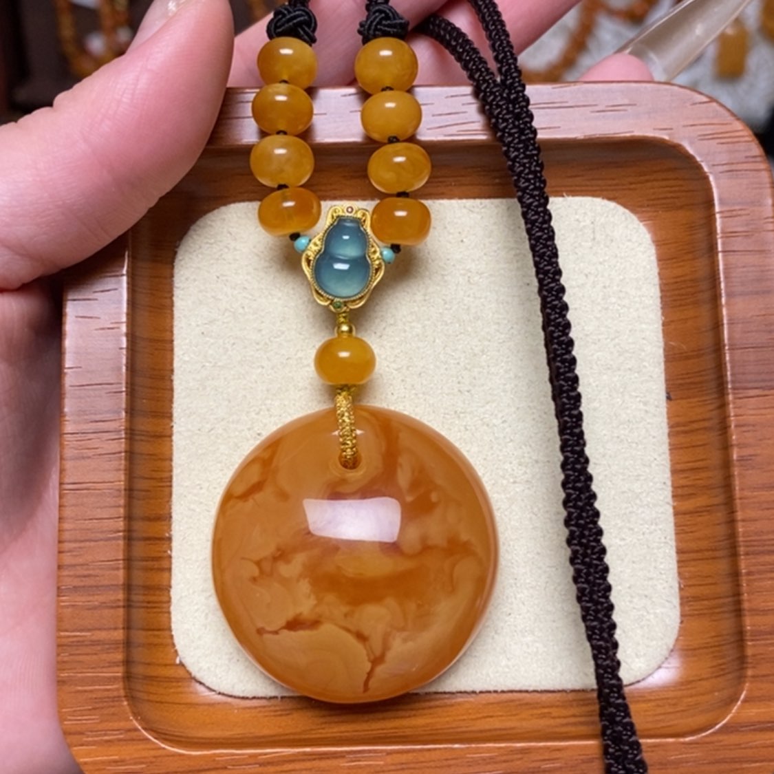 【闪购商品】蜜蜡颈饰未镶嵌项链