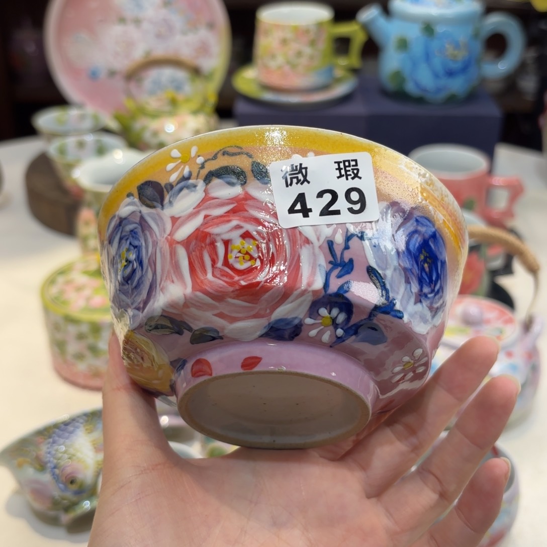 景德镇手绘高温釉下彩陶瓷茶具