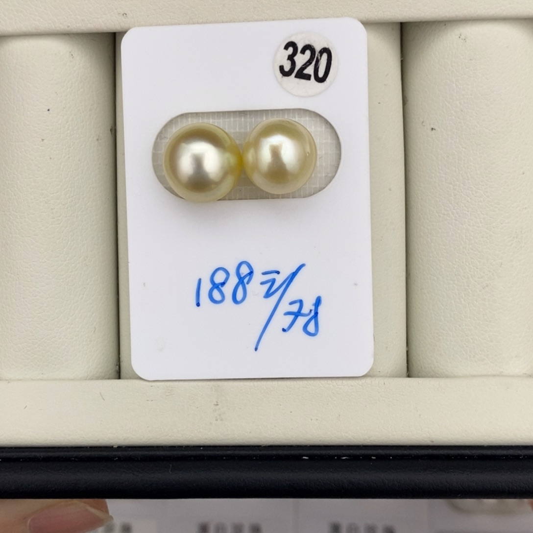 未镶嵌裸珠定制海水珍珠福利款不鉴赏金珠10-11