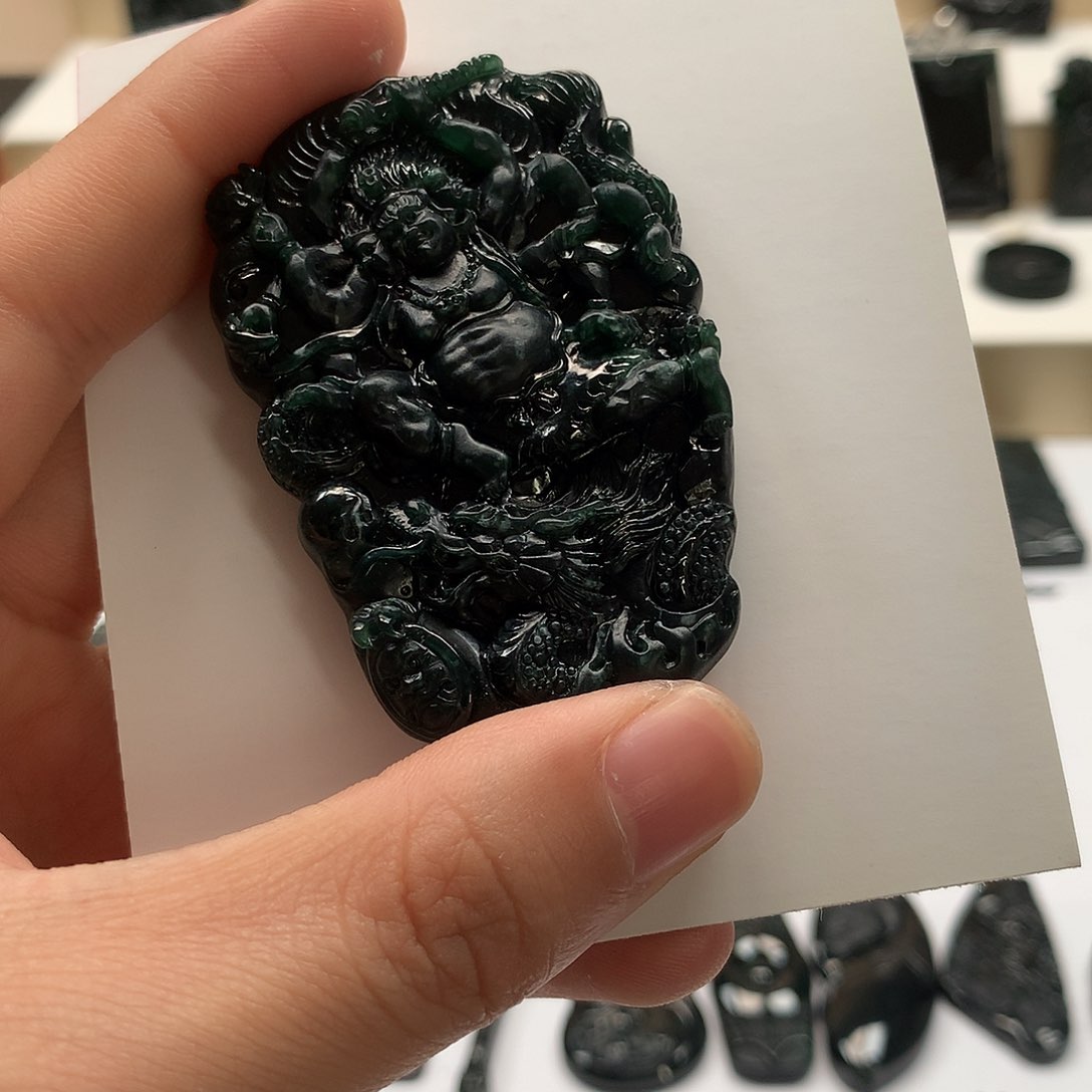 翡翠吊坠(不含链)未镶嵌L*