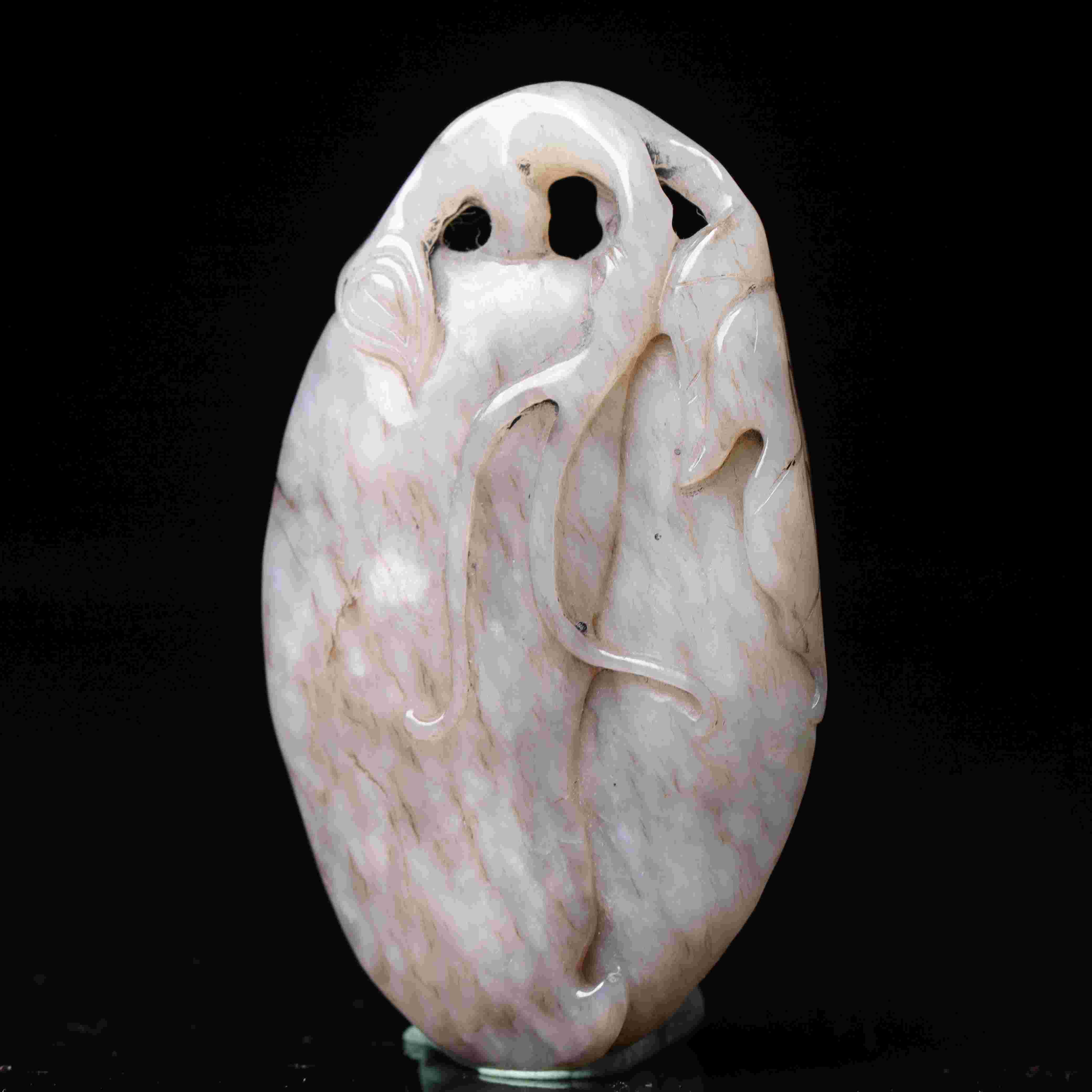 明代和田玉瓜果挂件-NX