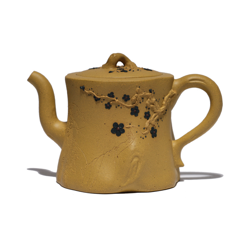 大吉羊 宜兴紫砂壶茶壶 原矿本山绿泥清心150ml