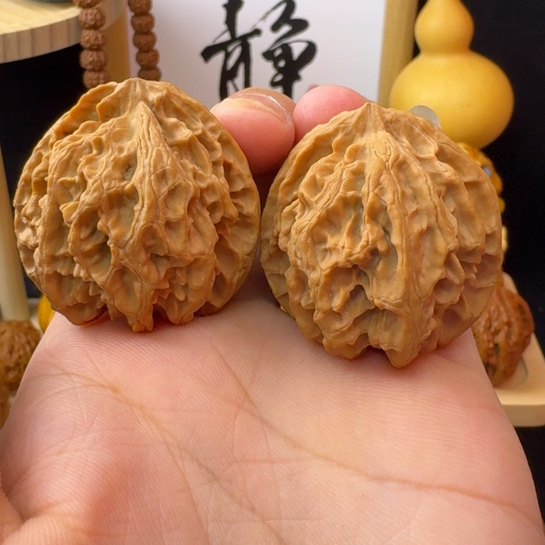 文玩核桃吊坠39苹果圆无修全品