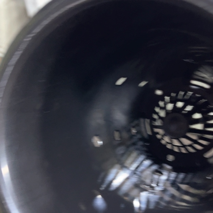 树脂黑兰花盆A10口22高高28一组5