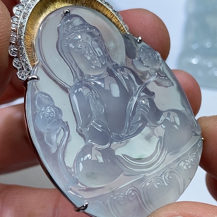 未镶嵌挂件翡翠天然缅甸翡翠A货