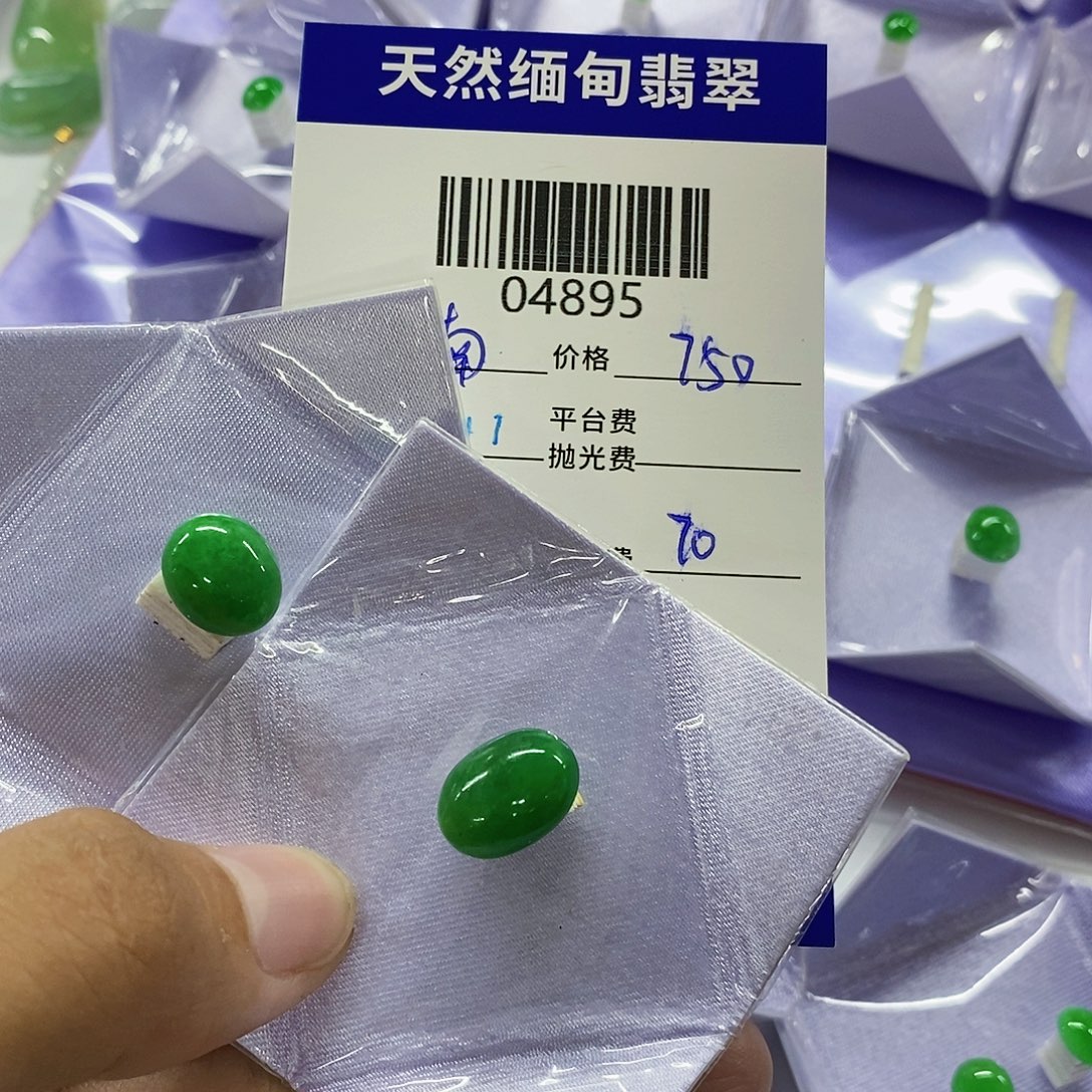 南***旭翡翠未镶嵌颈饰翡翠