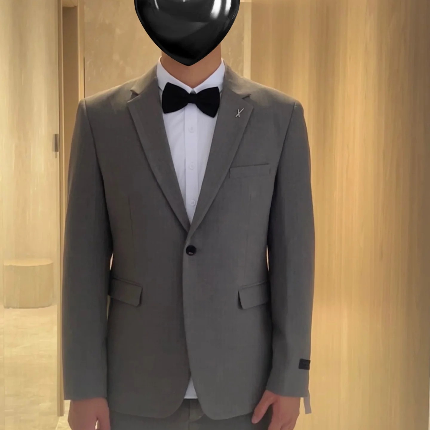 常规款条纹修身西服套装燕尾服外套休闲职业商务正装