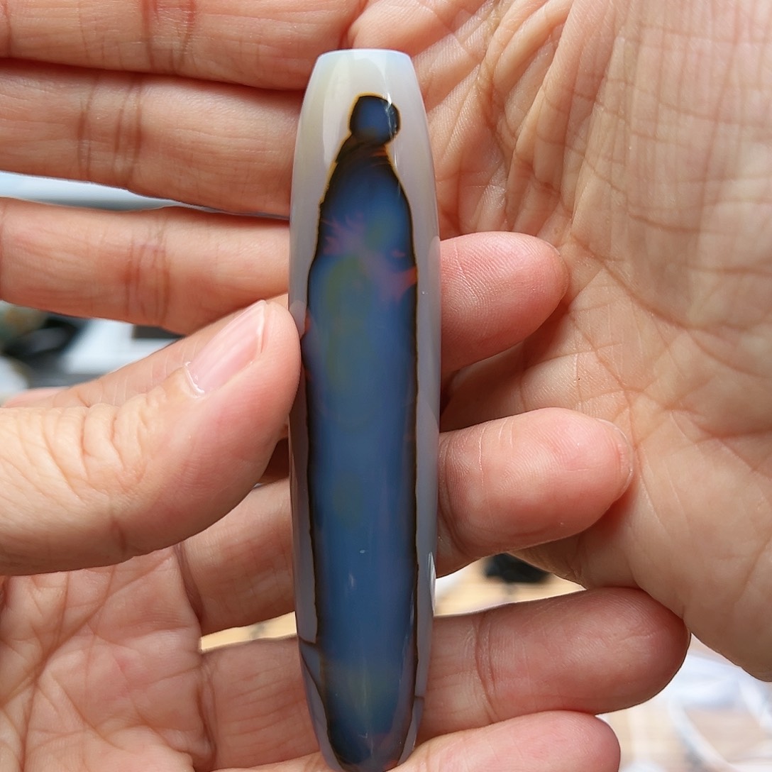 未镶嵌玛瑙/玉髓珠宝半成品山*