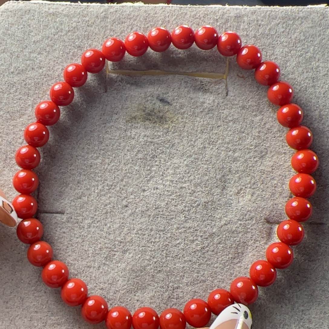 南红玛瑙5+单圈未镶嵌