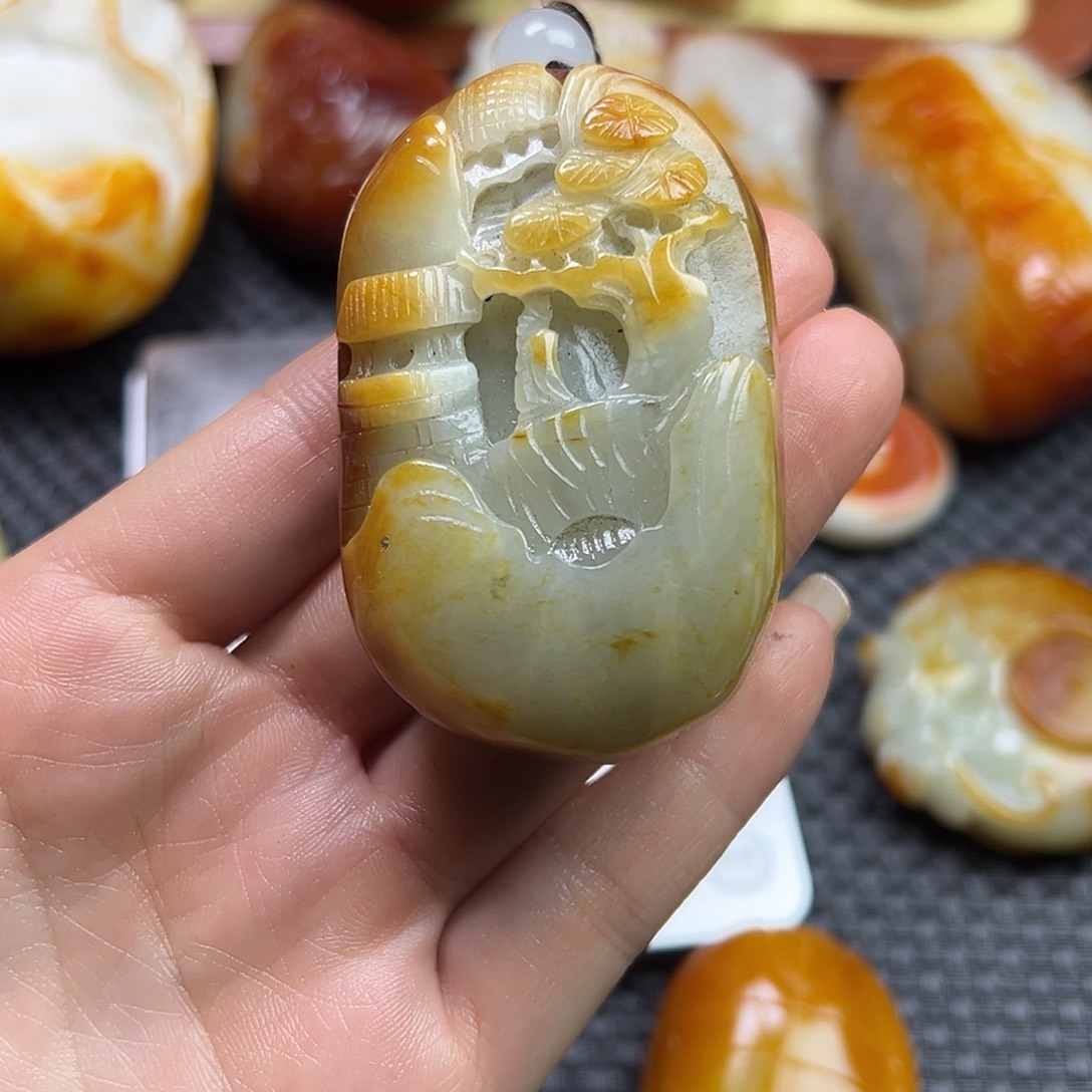 和田玉把件未镶嵌