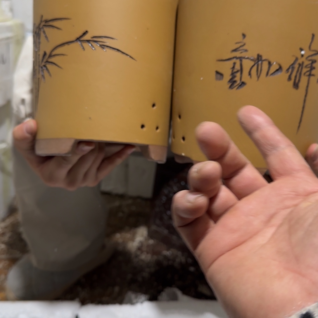 紫砂花盆瑕疵也是