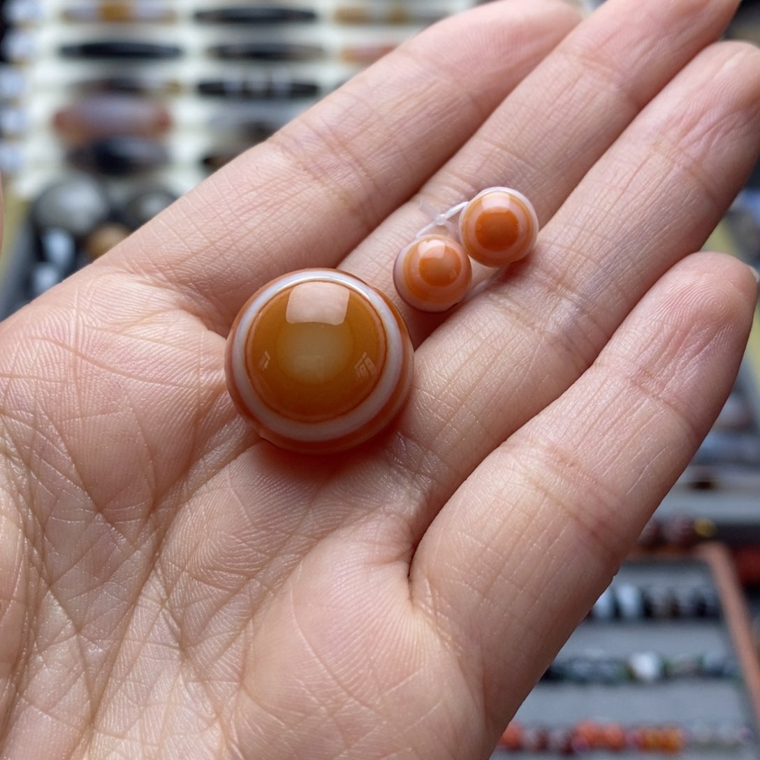 玛瑙/玉髓颈饰未镶嵌坠**河