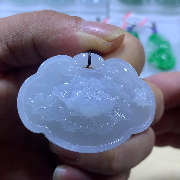 翡翠未镶嵌颈饰天然翡翠A货吊坠末镶嵌