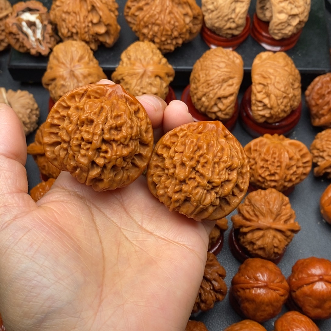 把件文玩核桃44官帽