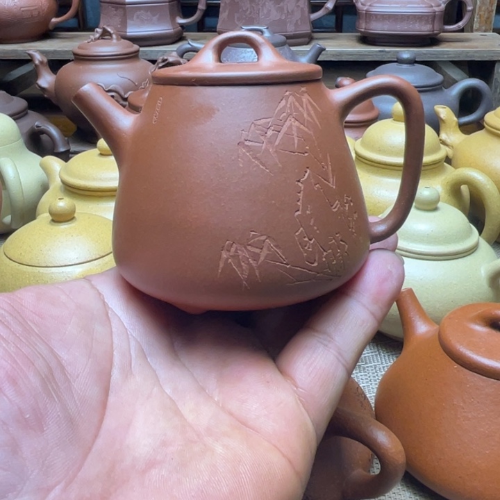 领***管其他紫泥宜兴紫砂壶半手工制作