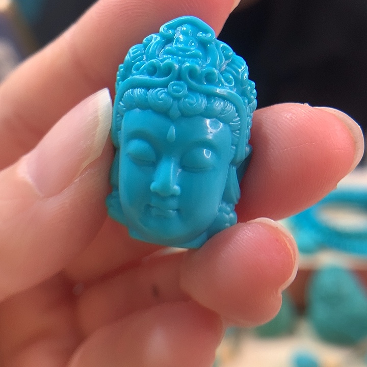 绿松石珠宝奇石未镶嵌