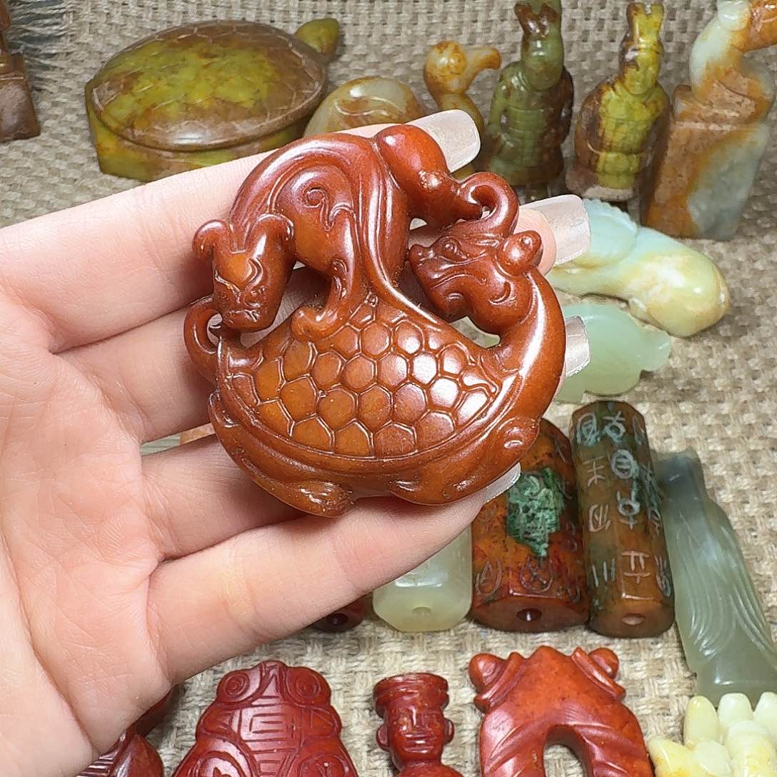白玉菩提吊坠挂件