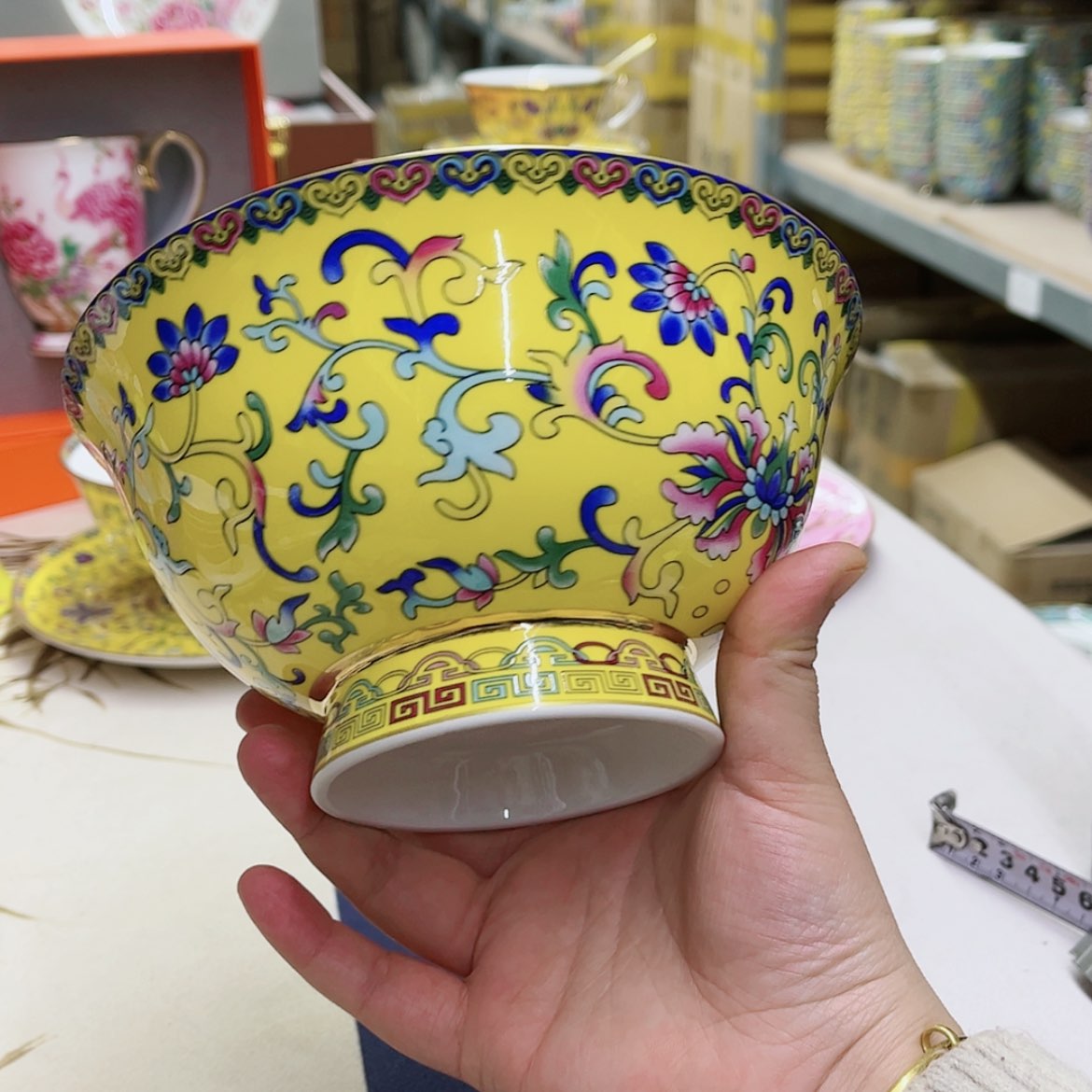 【闪购商品】骨瓷7英寸2黄。。。。。