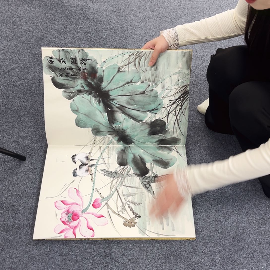 国画作品全场放漏