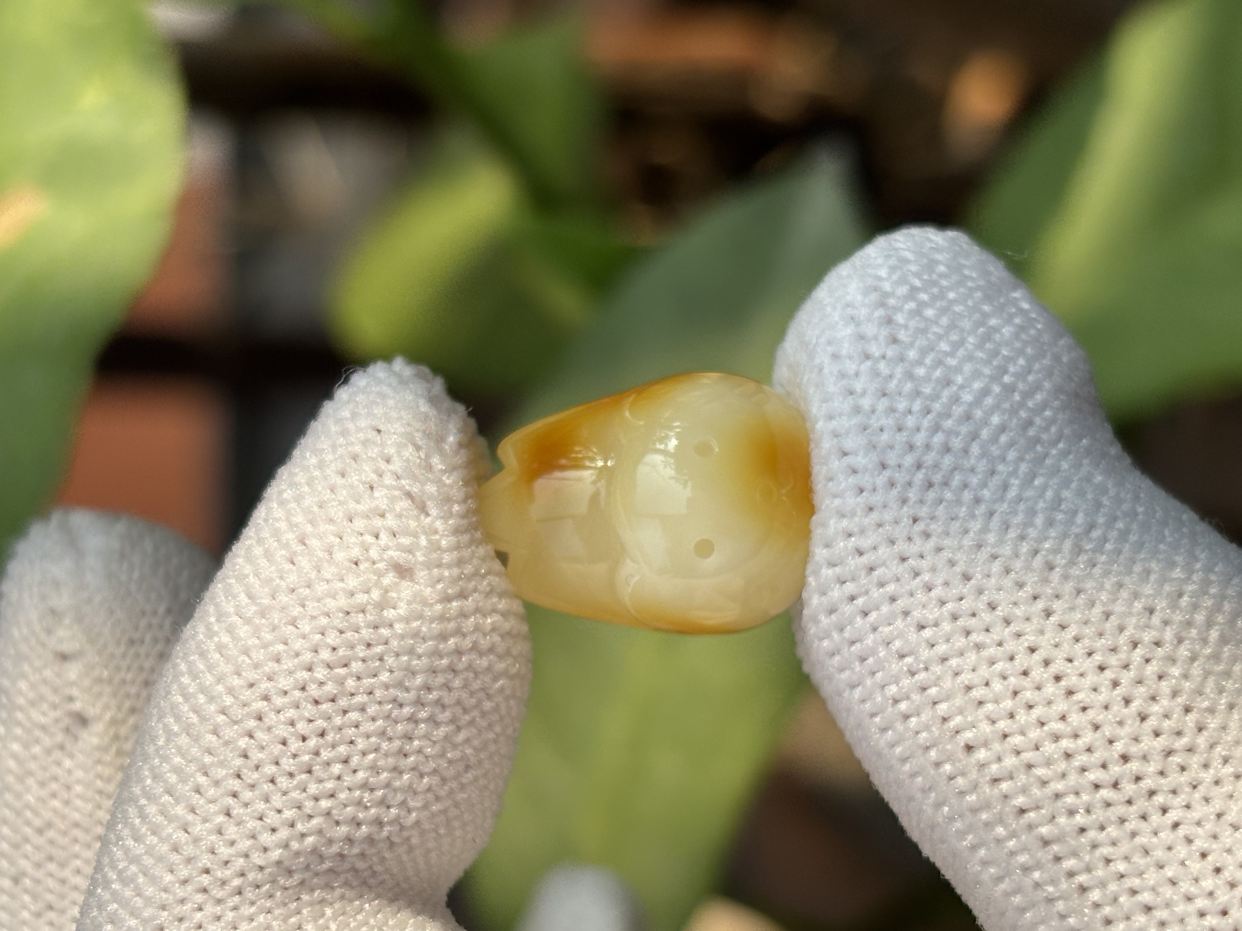 4586天然蜜蜡琥珀配饰12.7x18x9.9mm