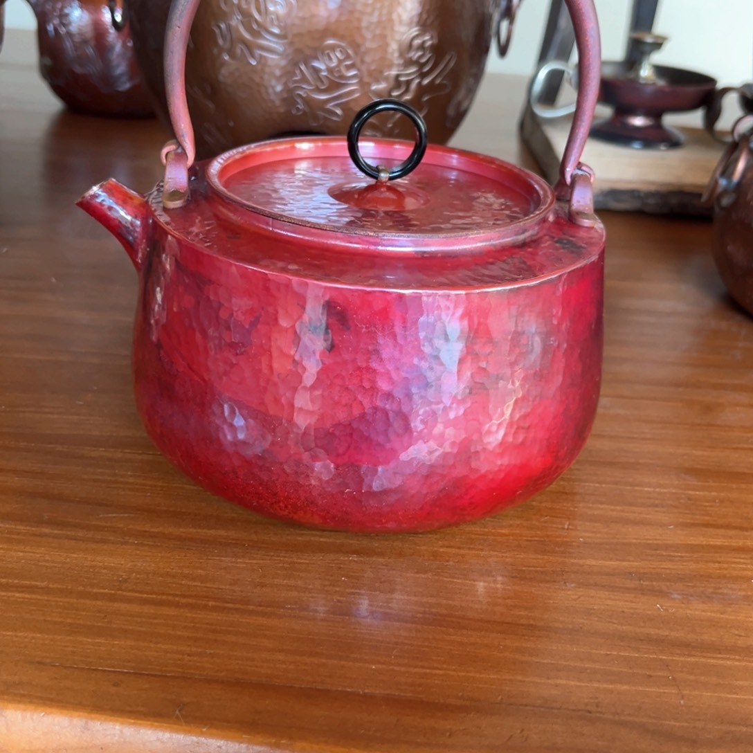 在****人淬火色1200北村壶手工锻打工艺
