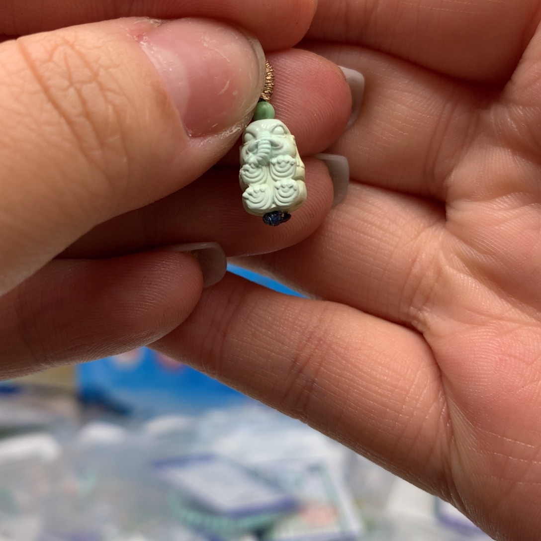 绿松石挂件未镶嵌