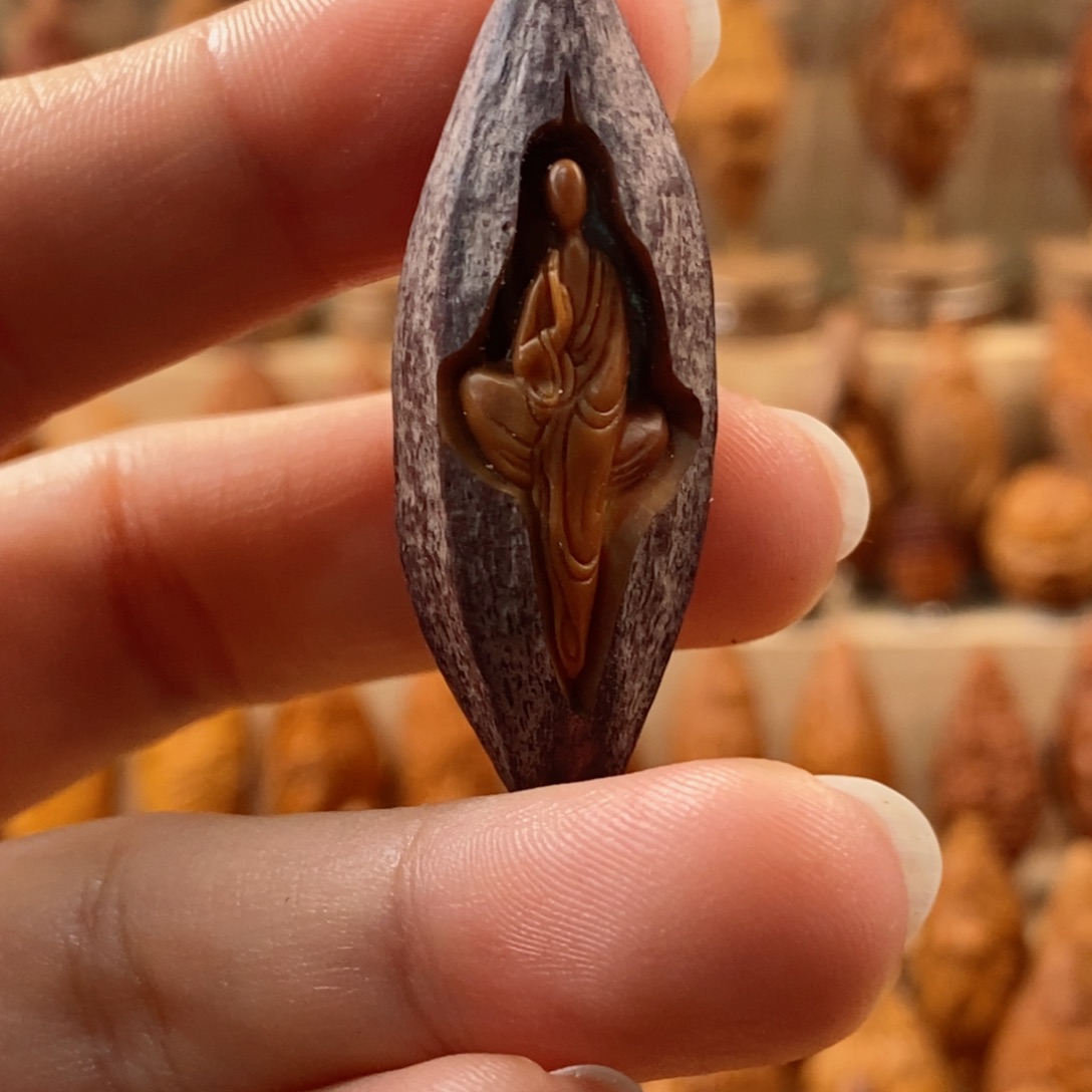 橄榄核手串/手链人***?紫皮无相