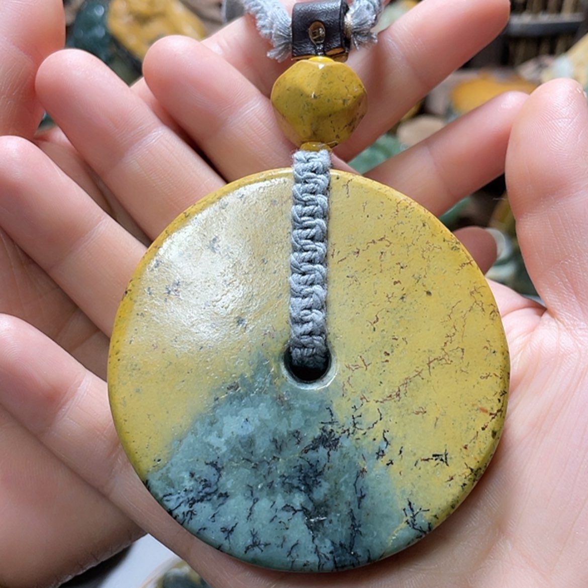 【闪购商品】岫岩河磨玉（透闪石质玉）把件未镶嵌凡**雨