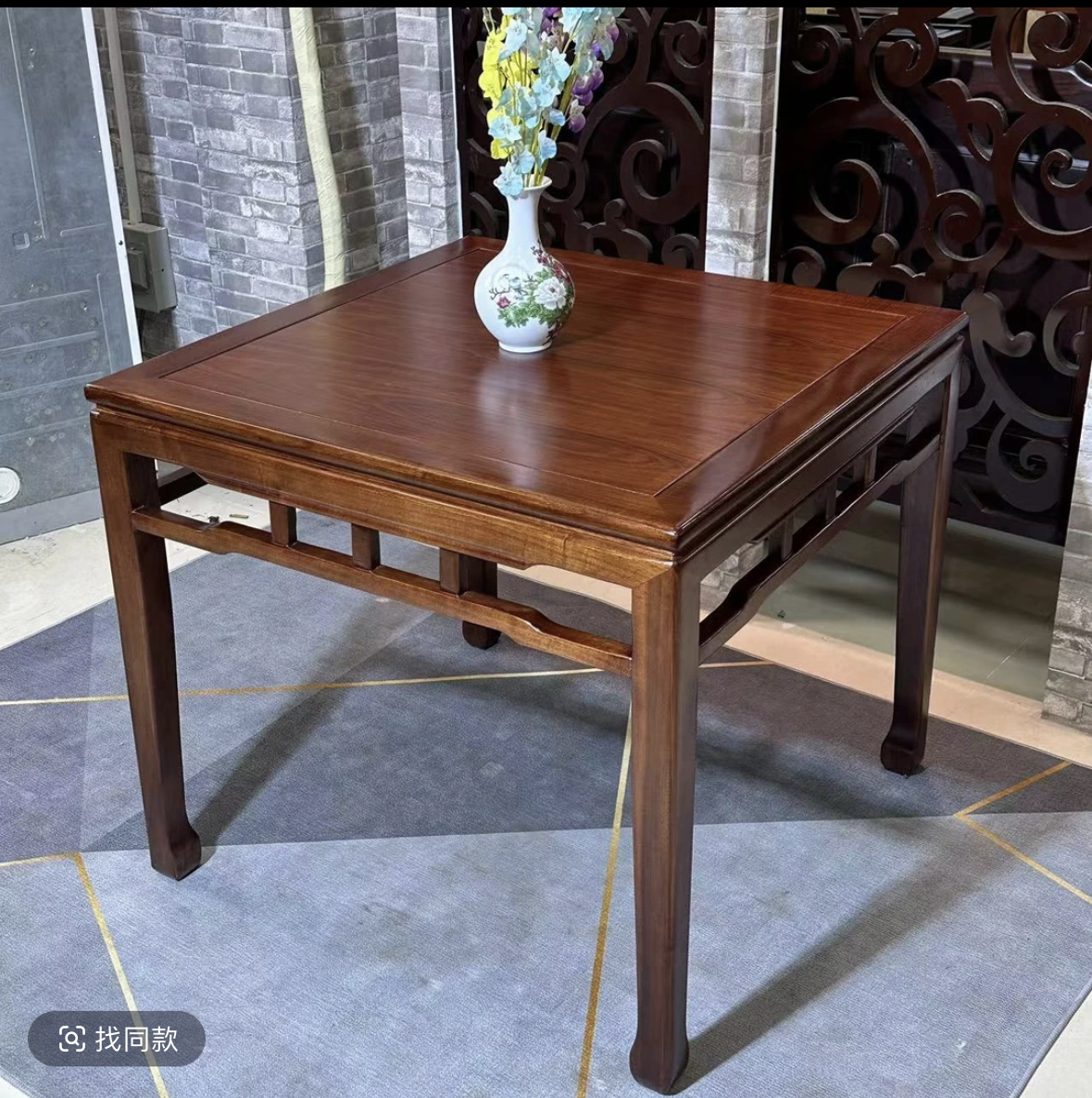 八仙桌实木正方形饭桌方桌子家用木桌新中式餐桌椅组合两用四方桌