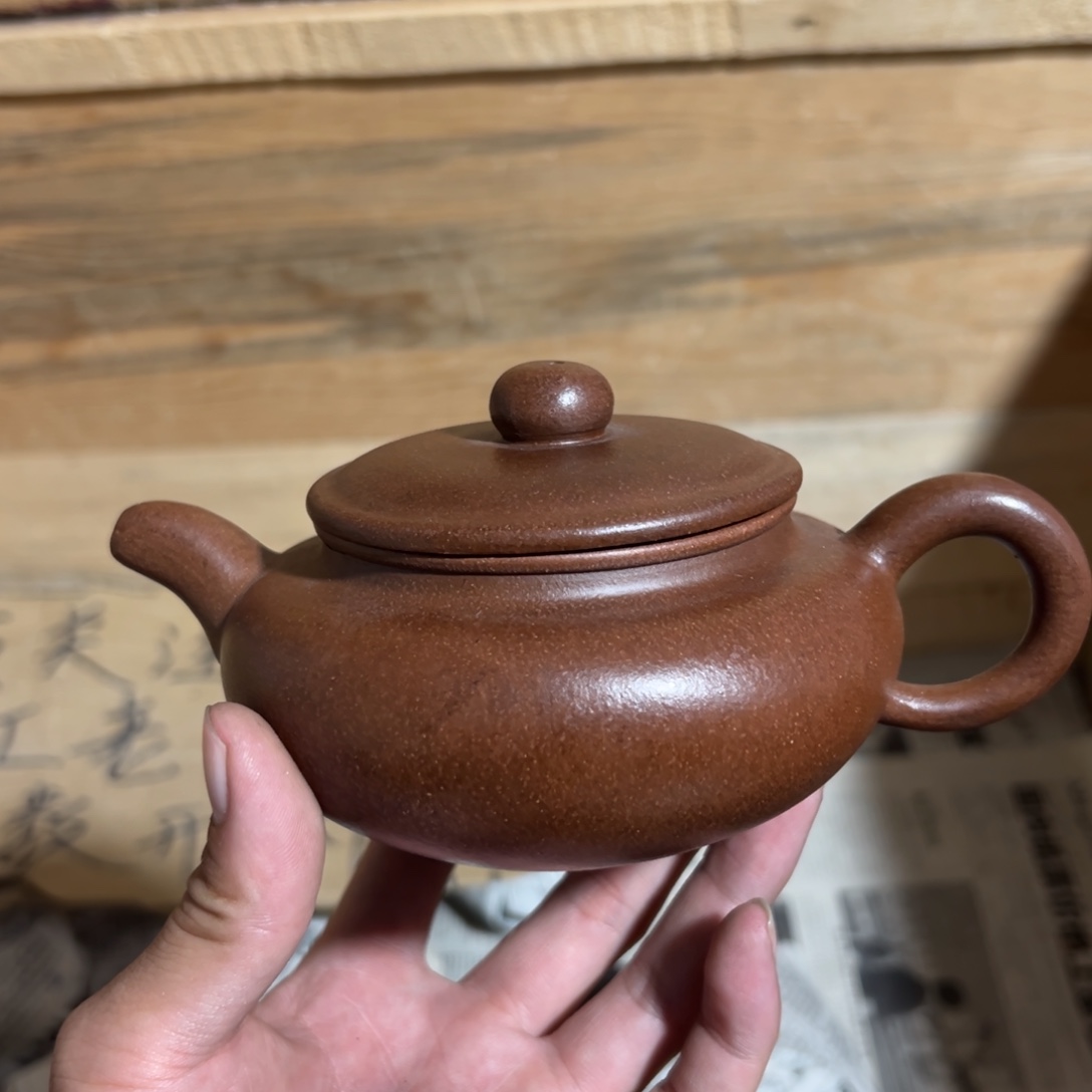茶壶紫砂老厂紫砂壶一件！