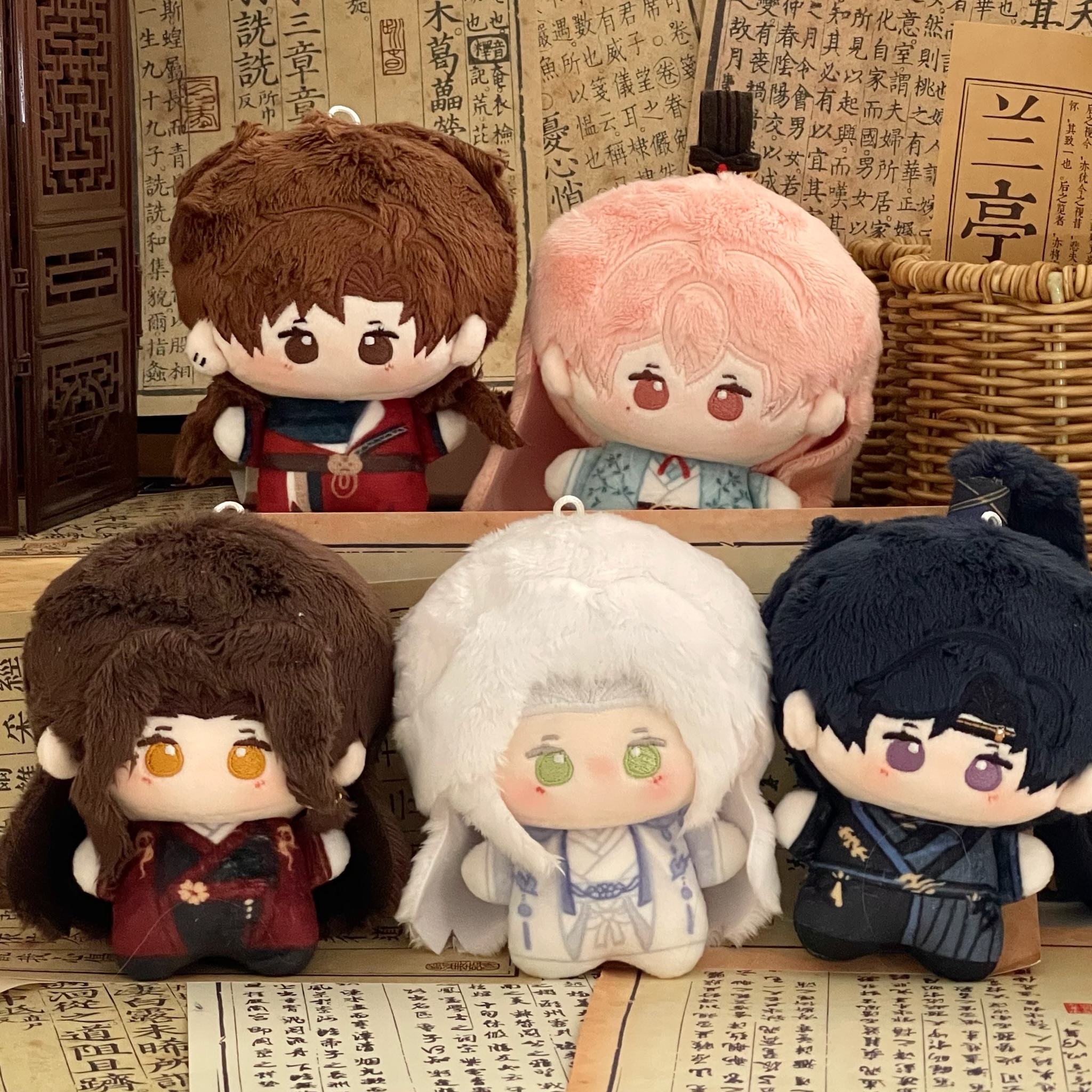 【现货48小时发货】大眼系列代号鸢属性10cm印花体棉花娃娃