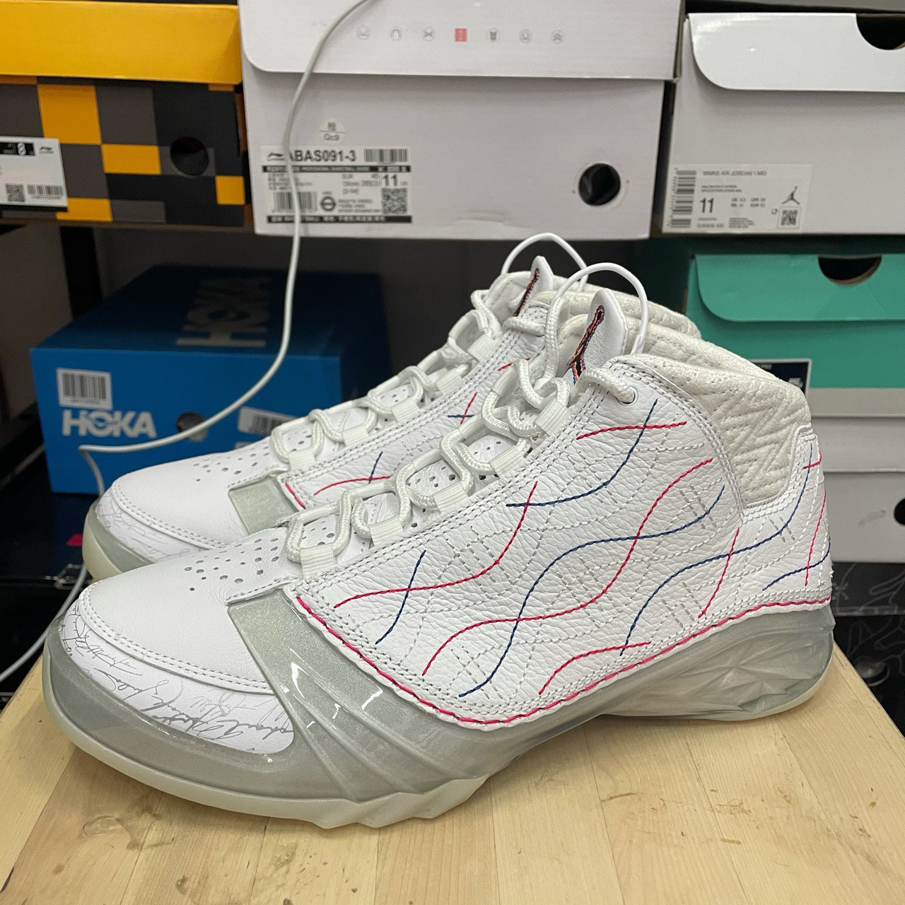 40.5码/Aj23 白色/51487/休闲鞋/全新原盒/FV3621-140