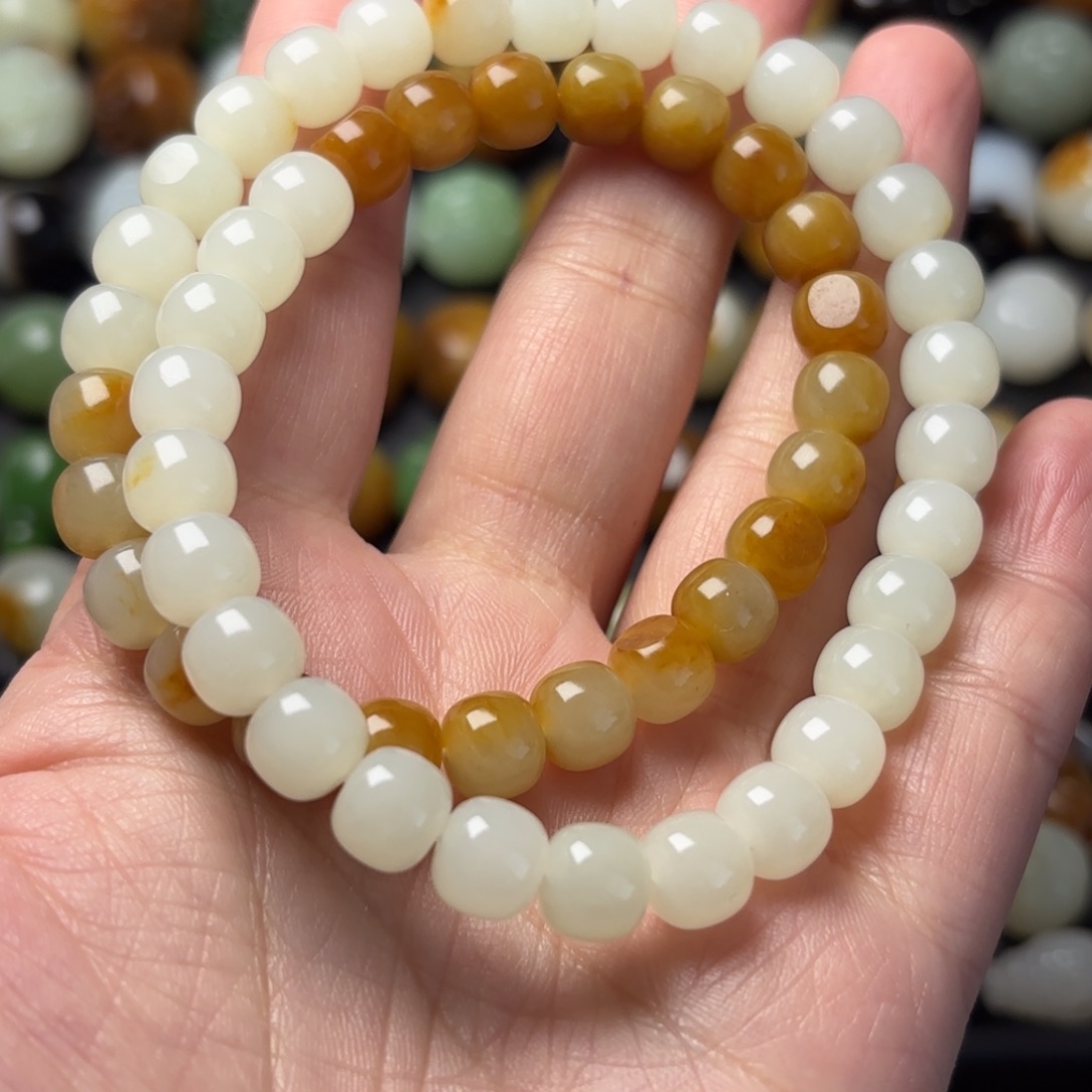 和田玉颈饰未镶嵌往***～