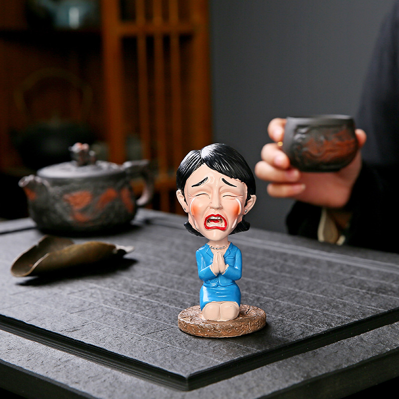 摆件精品可养创意手工茶玩茶桌茶台茶盘装饰茶具配件